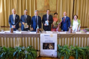 rotaryRelatori da sx Reggiani-Vargiu-Cadoppi-Dambruoso-Spilabotte-Cataliotti-Strozzi